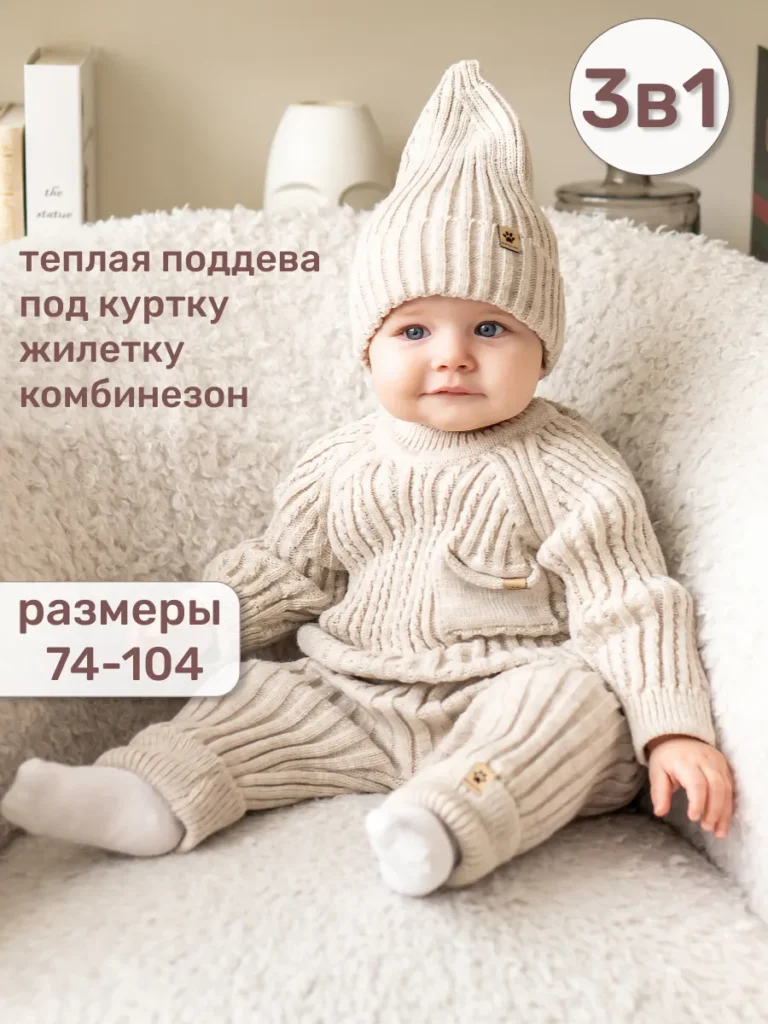 Костюм детский вязаный 